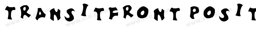 TransitFront Positiv字体转换